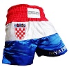FIGHTERS - Pantaloncini Muay Thai / Croazia-Hrvatska / Grb / XS