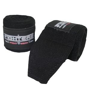 FIGHTERS - Boxing Wraps / 300 cm / elasticated / Black