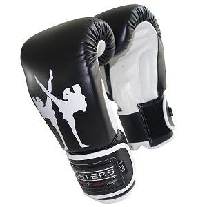 FIGHTERS - Boxing Gloves / Giant / Black / 12 oz