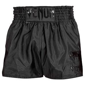 Venum - Muay Thai Shorts / Classic / Schwarz-Schwarz / Large