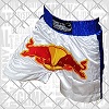FIGHTERS - Muay Thai Shorts / Bulls / Weiss-Blau