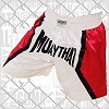 FIGHTERS - Muay Thai Shorts / Weiss-Rot