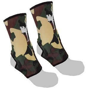 FIGHTERS - Kn&ouml;chelschoner / Ankle Guard / Camo-Gr&uuml;n / Large
