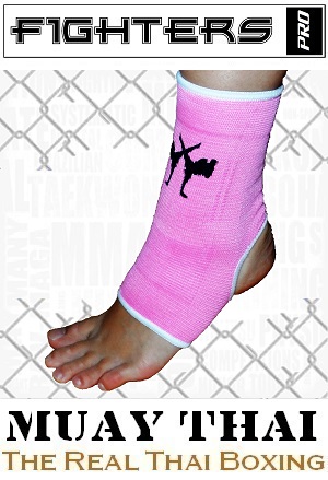 FIGHTERS - Ankle Supports / Unpadded / Pink / Medium