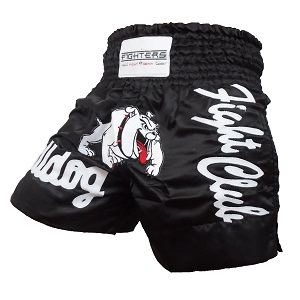 FIGHTERS - Muay Thai Shorts / Bulldog / Black / Small