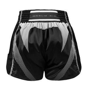 Venum - Muay Thai Shorts / Adrenaline / Schwarz-Silber-Grau / Small