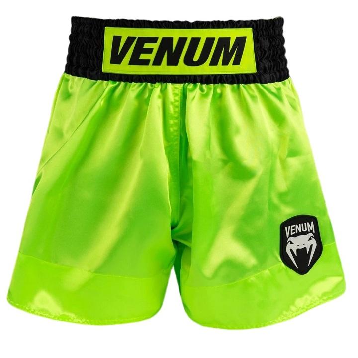 Venum - Muay Thai Shorts / Classic Evo / Neon Gelb-Schwarz / Large