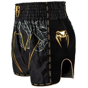 Venum - Muay Thai Shorts / Serpenti / Schwarz-Silber-Gold / Small